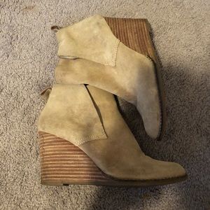 Lucky Brand wedge booties